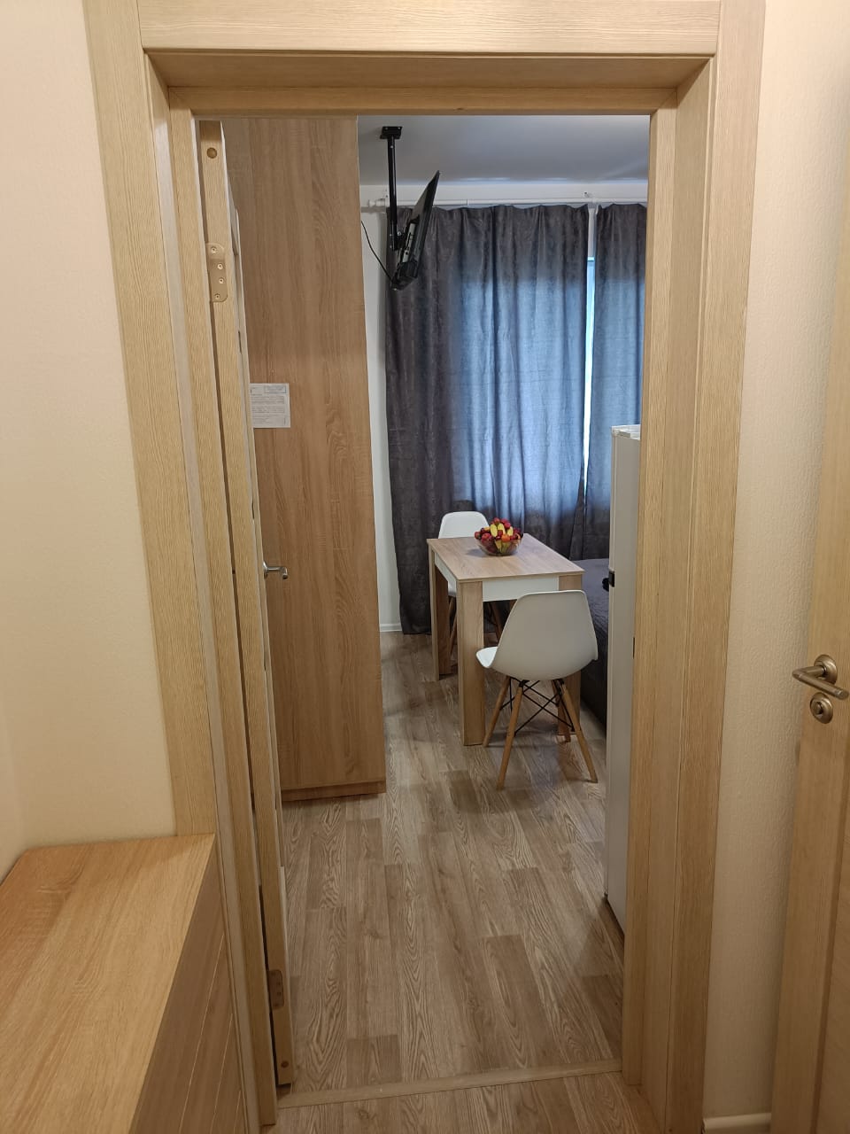 Квартира-студия, 17,8 м², 1 кровать
