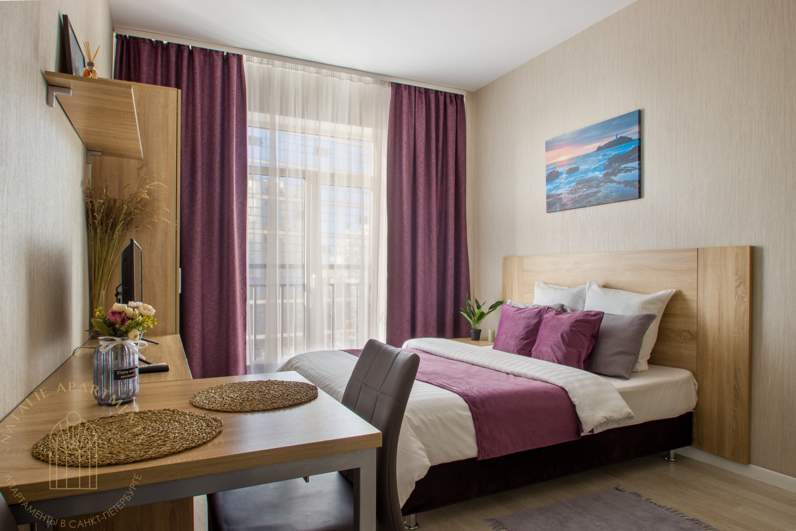 СТУДИЯ Natalie Apartments недалеко от Аэропорта Пулково