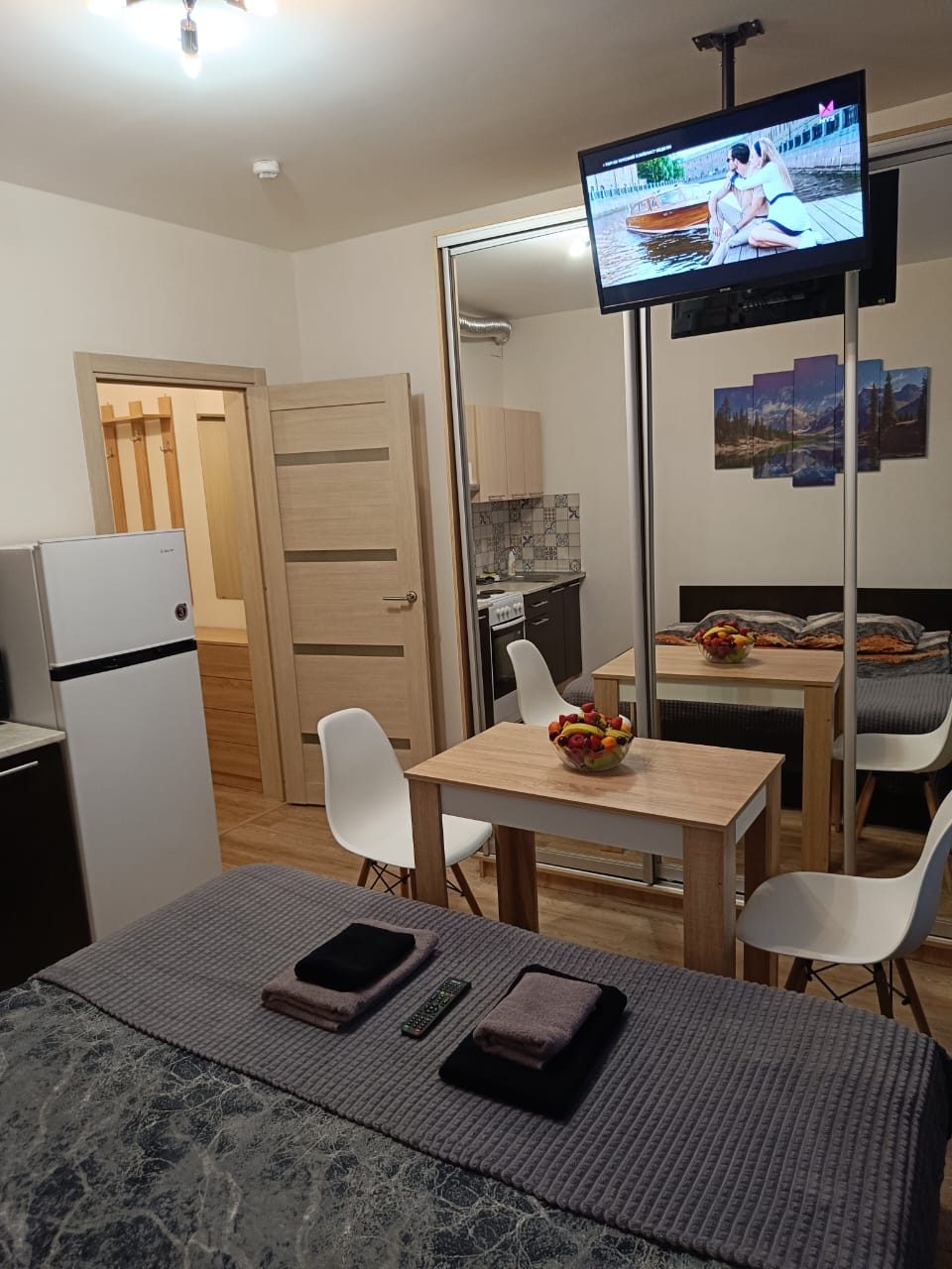 Квартира-студия, 17,8 м², 1 кровать