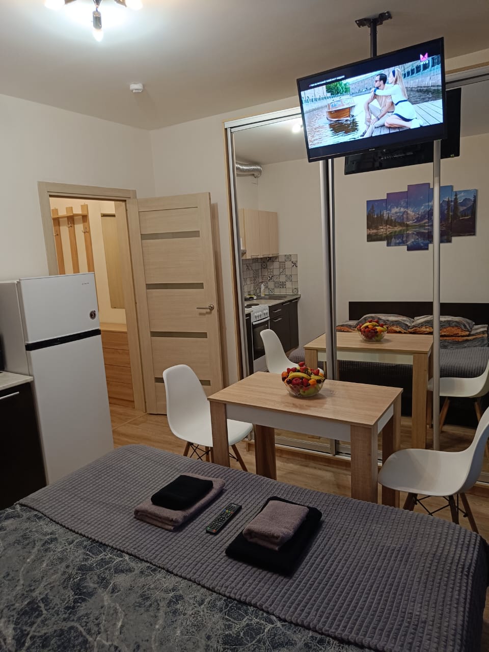 Квартира-студия, 17,8 м², 1 кровать