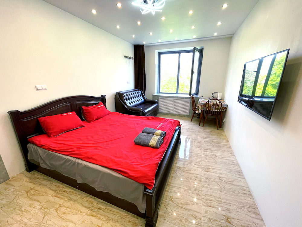 Савушкина 104 Апартаменты для 1-2 взрослых и 1-2 детей с видом на Елагин Остров