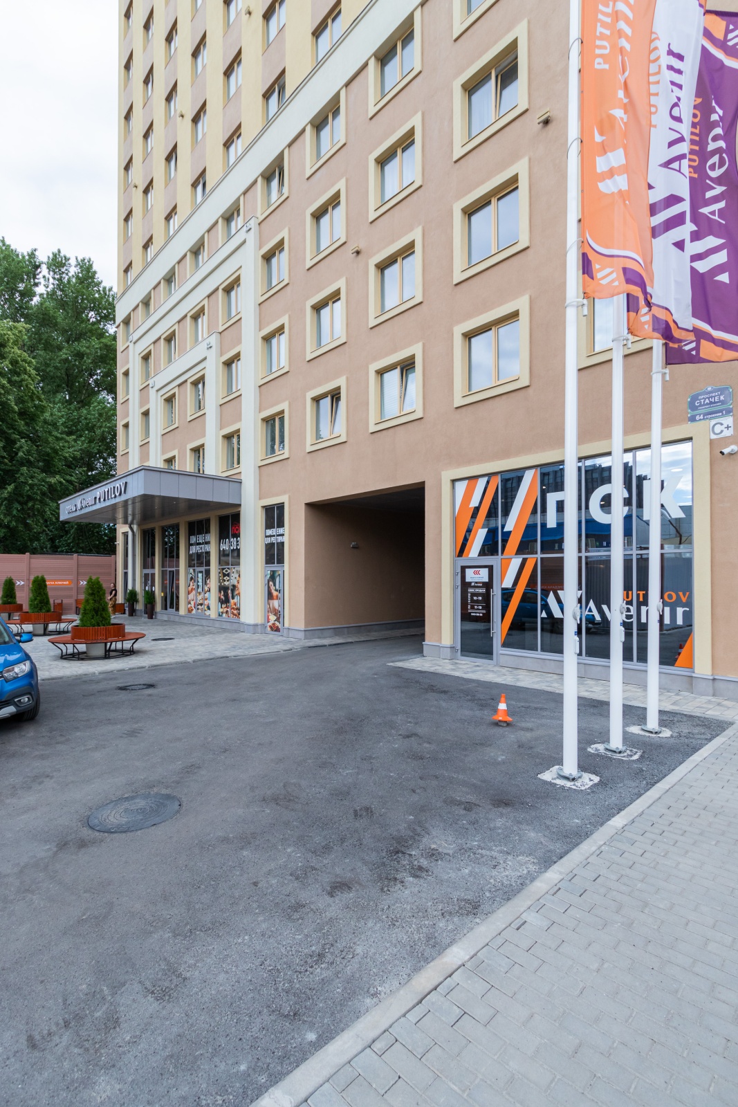 Стильная студия с дизайнерским ремонтом