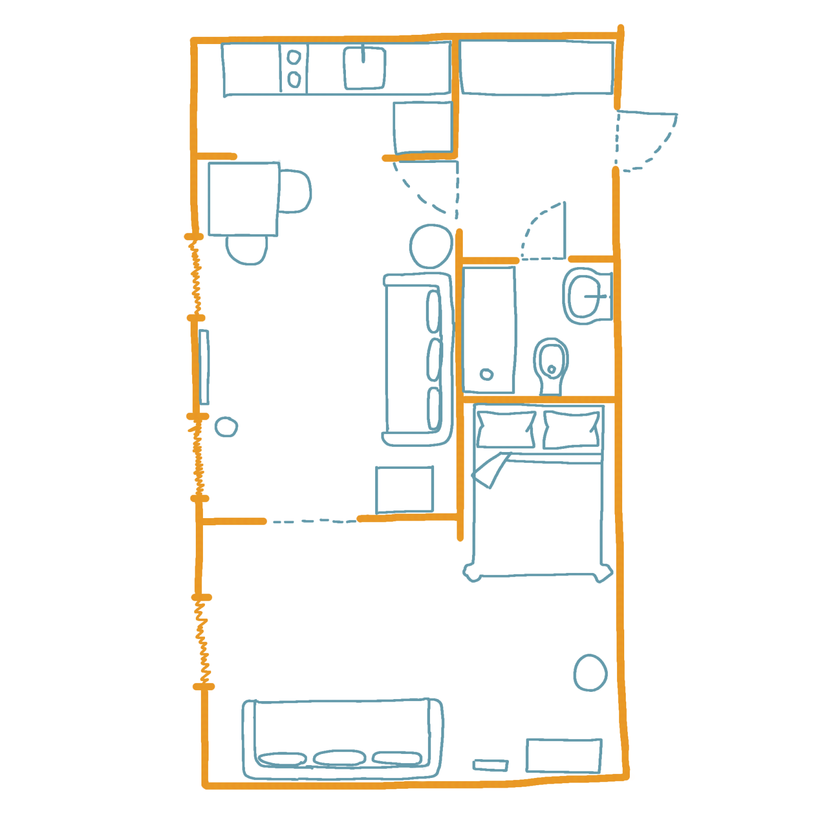 2-к квартира на Невский пр-т, 124
