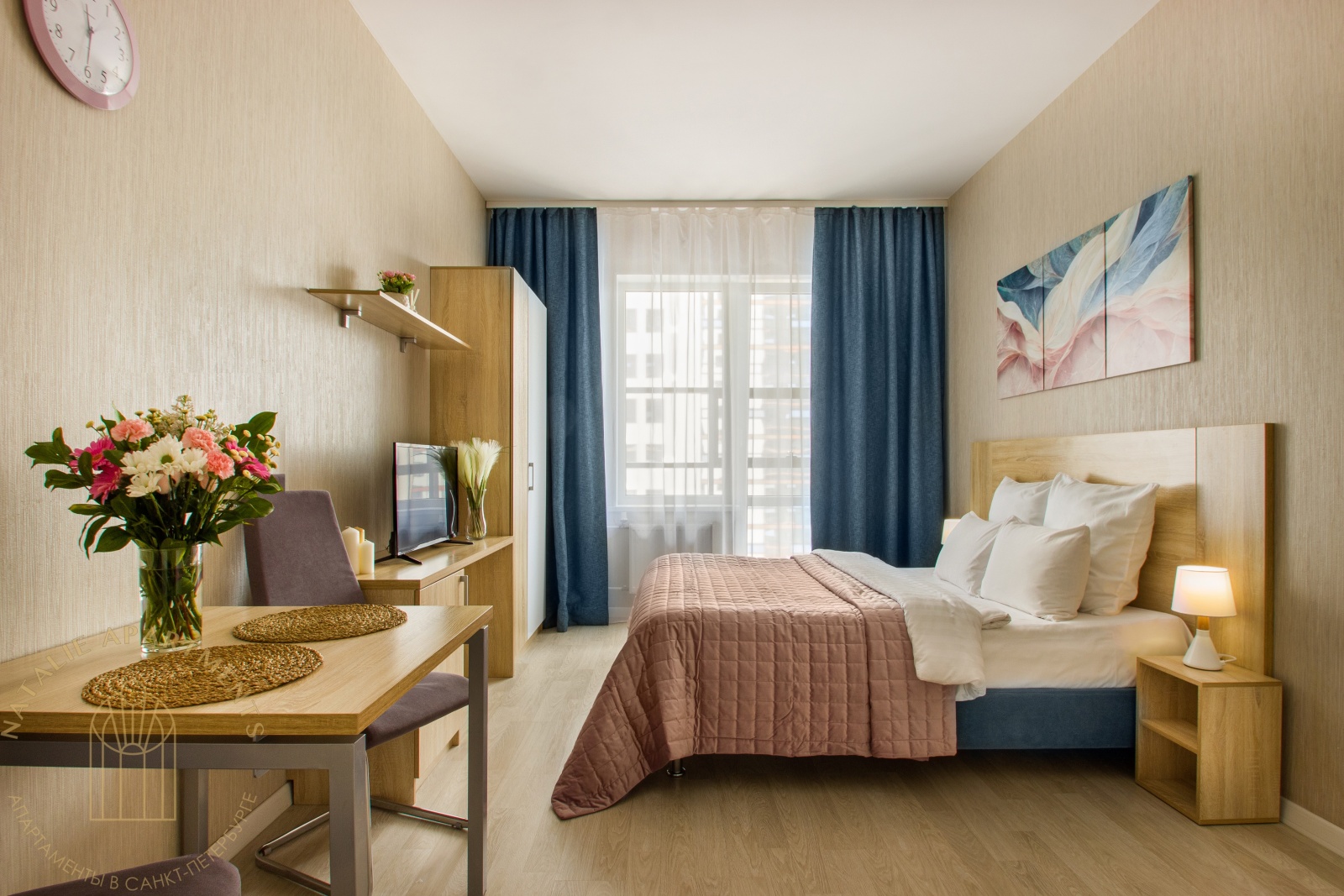 СТУДИЯ Natalie Apartments недалеко от Аэропорта Пулково