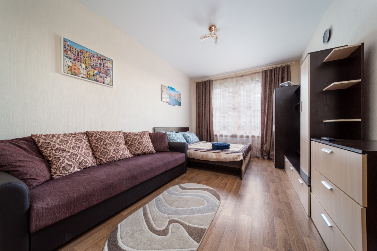 Едем в Питер - Уютные Апартаменты Глори Вью СОФИЯ евродвушка на Южном шоссе