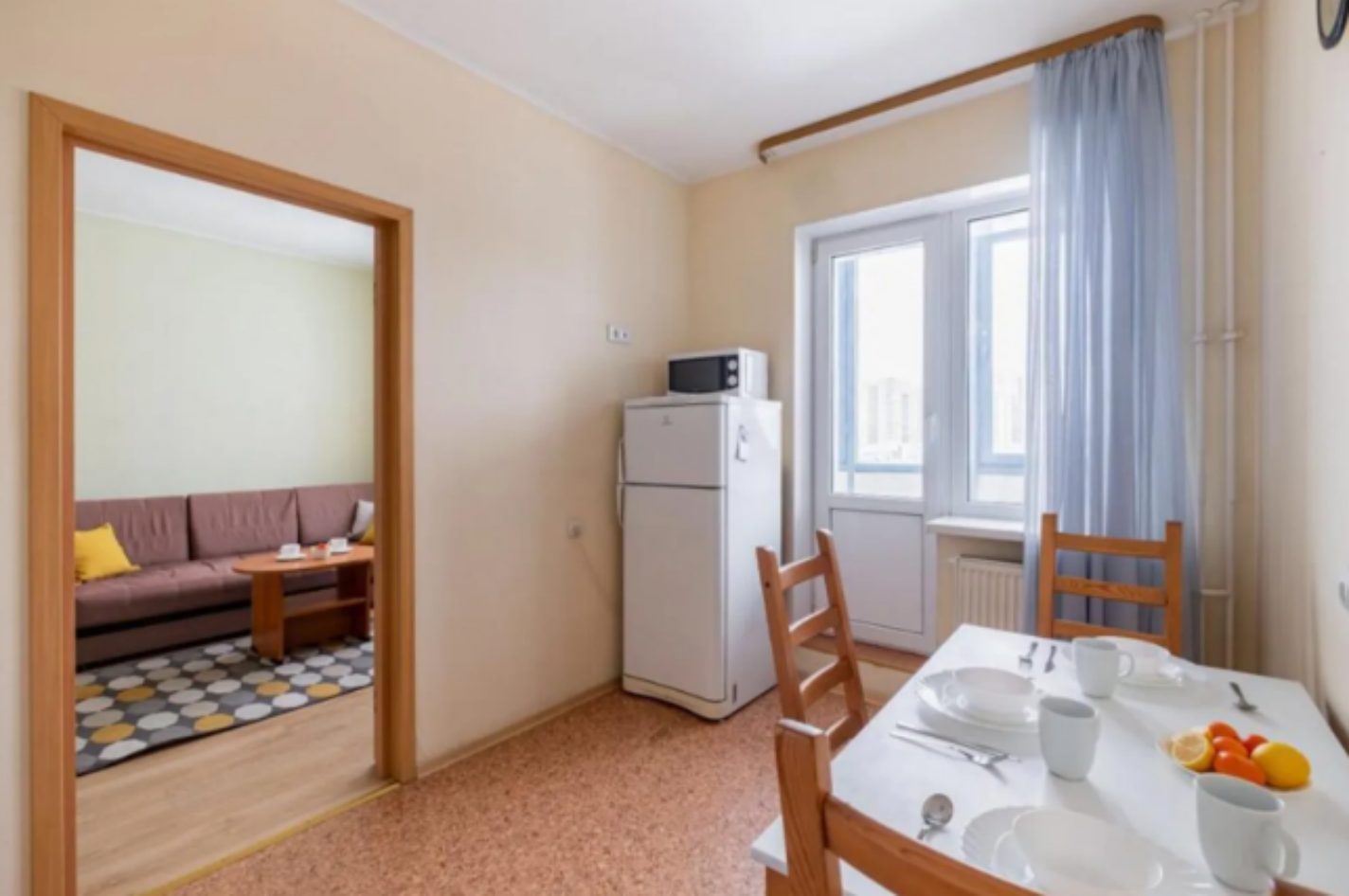 Чистая и уютная однокомнатная квартира