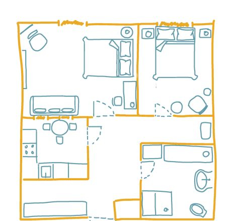 2-к квартира на Гороховая ул., 4