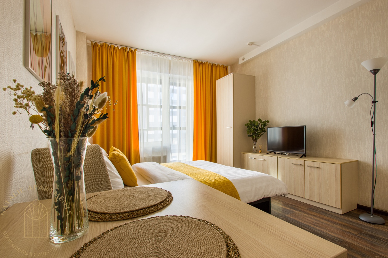 СТУДИЯ Natalie Apartments недалеко от Аэропорта Пулково