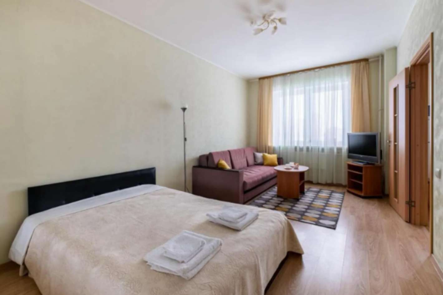 Чистая и уютная однокомнатная квартира