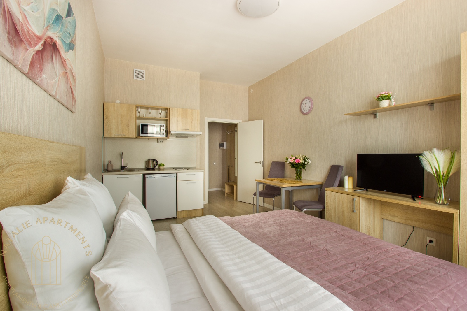 СТУДИЯ Natalie Apartments недалеко от Аэропорта Пулково