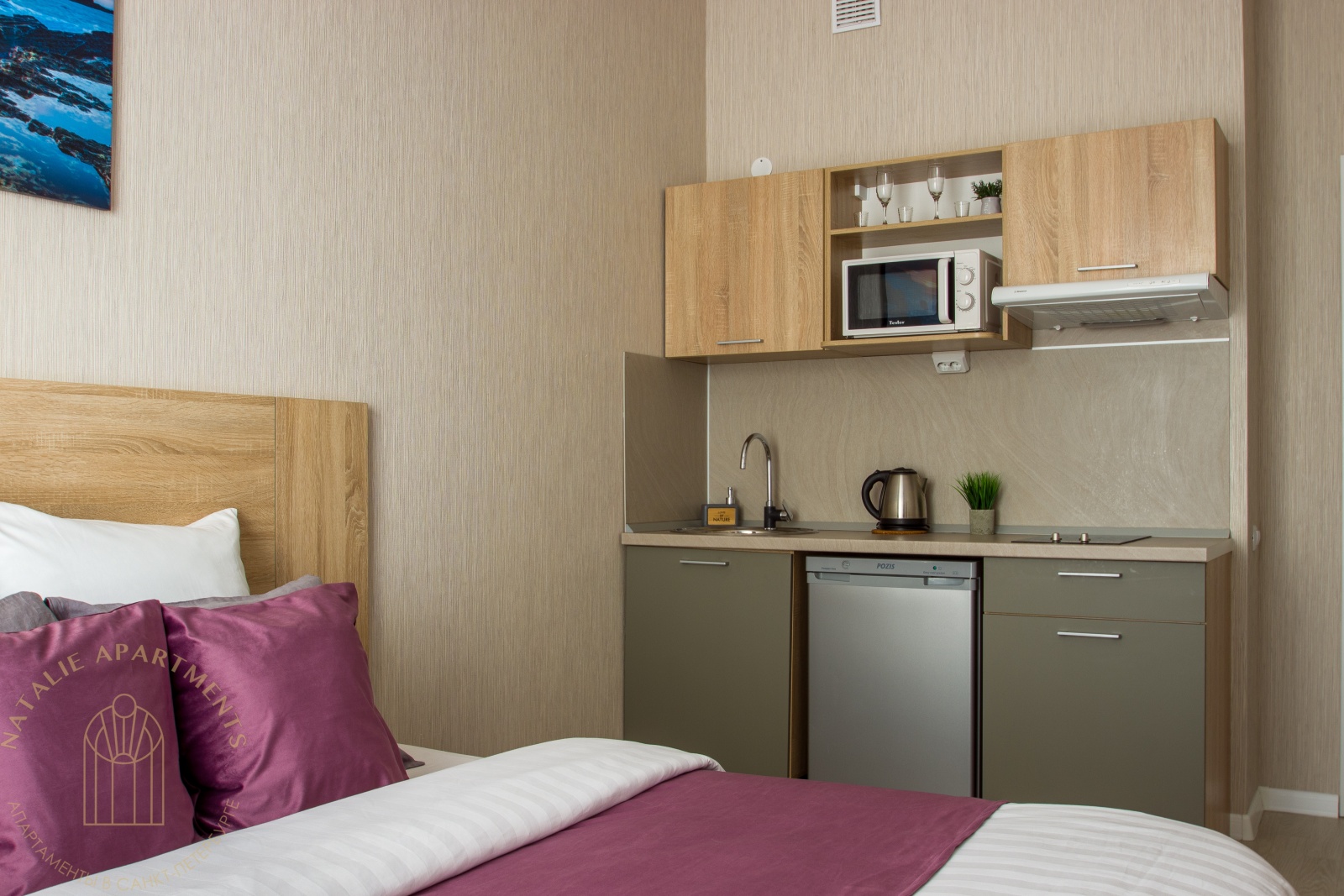 СТУДИЯ Natalie Apartments недалеко от Аэропорта Пулково