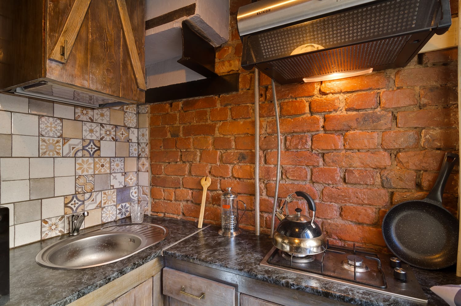 Студия в стиле Лофт двухуровневая