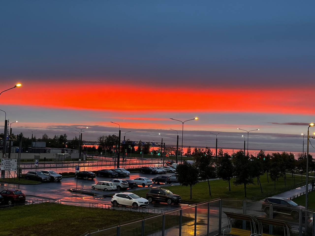 Закаты Финского залива.