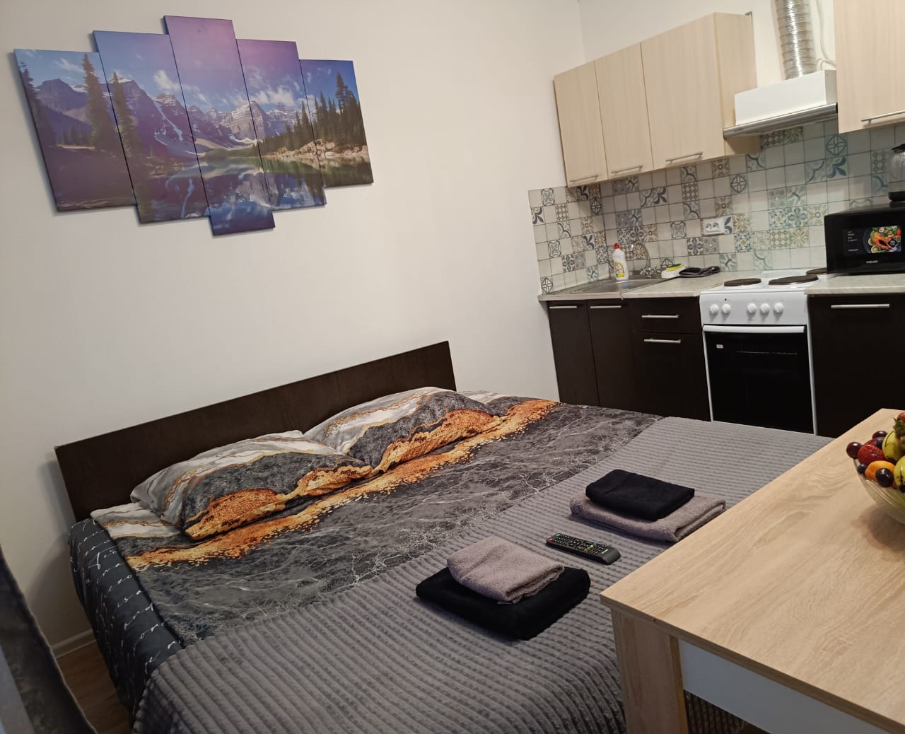 Квартира-студия, 17,8 м², 1 кровать