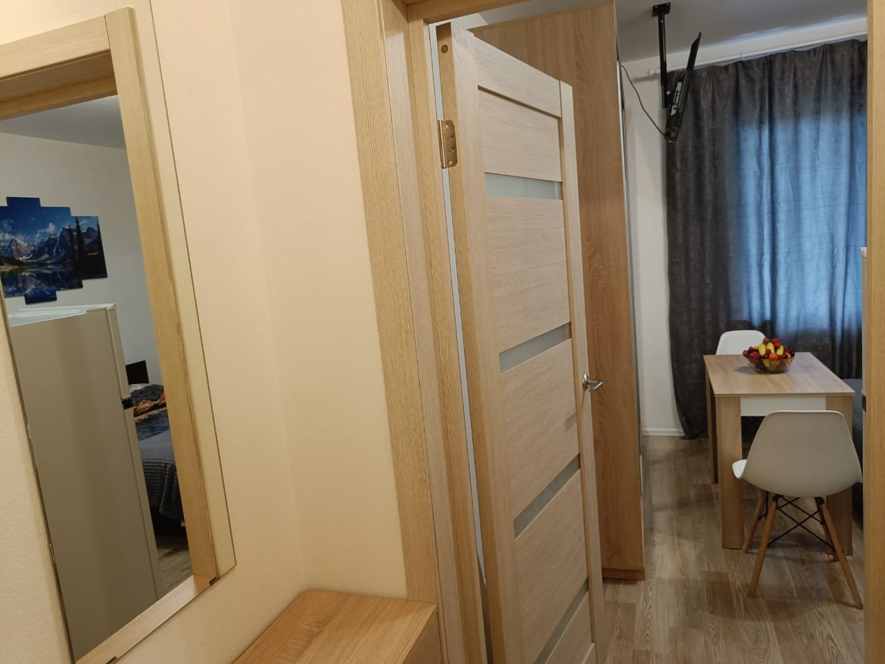 Квартира-студия, 17,8 м², 1 кровать