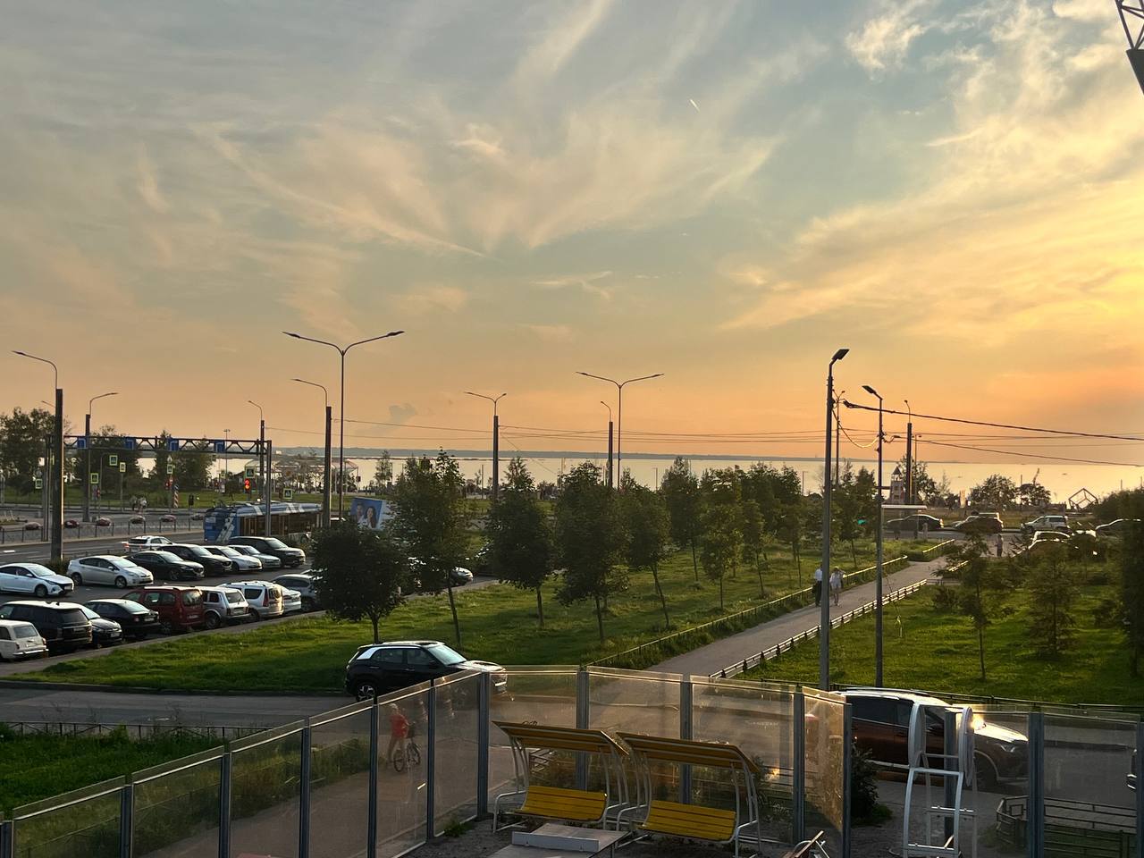 Закаты Финского залива.