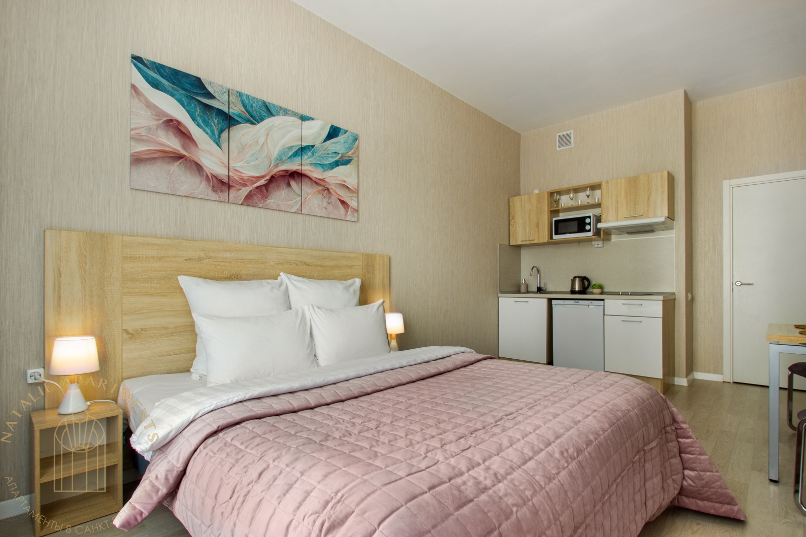 СТУДИЯ Natalie Apartments недалеко от Аэропорта Пулково