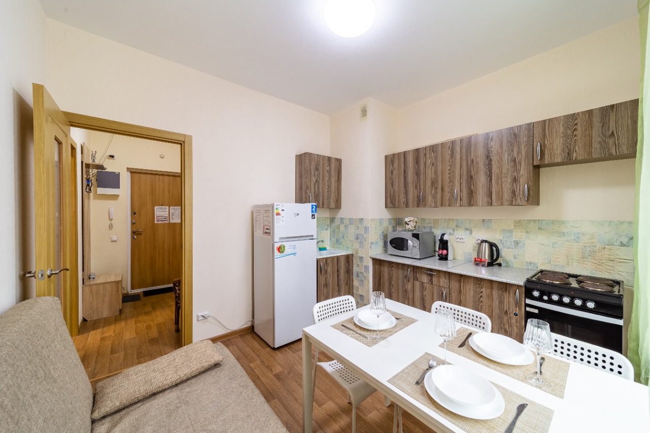 Едем в Питер - Уютные Апартаменты Гарден Вью-2 СОФИЯ евродвушка на Южном шоссе