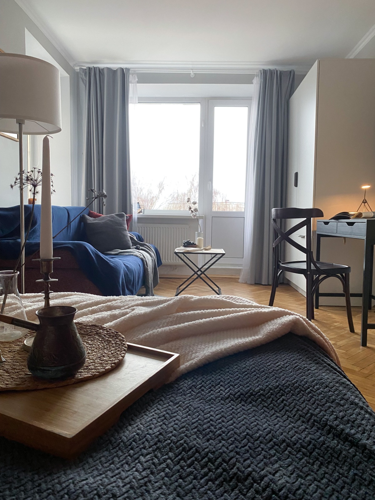 Однокомнатная квартира с видом на парк Декабристов. Васильевский остров