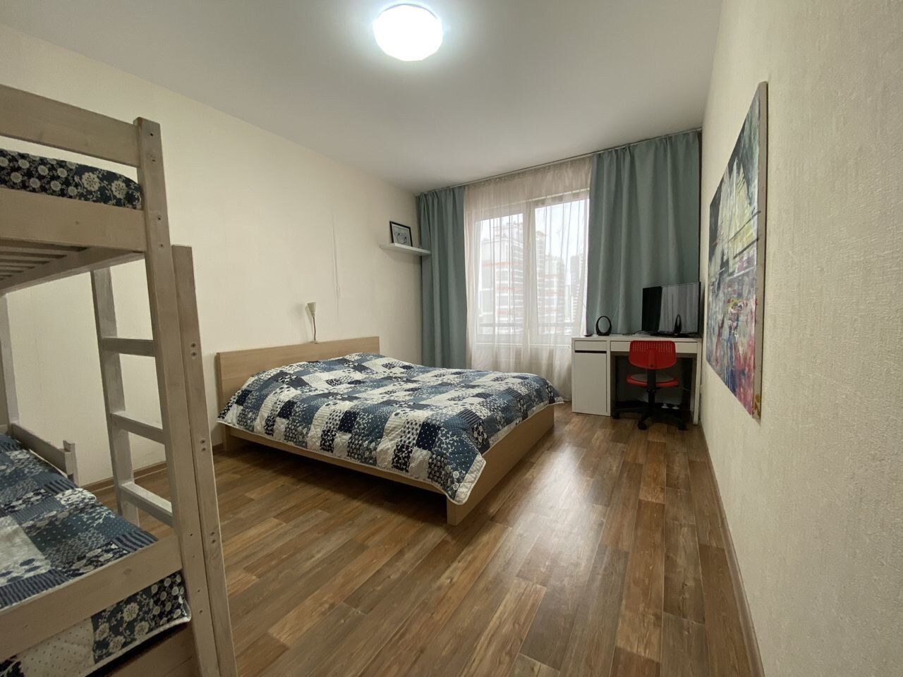 Уютная просторная квартира.