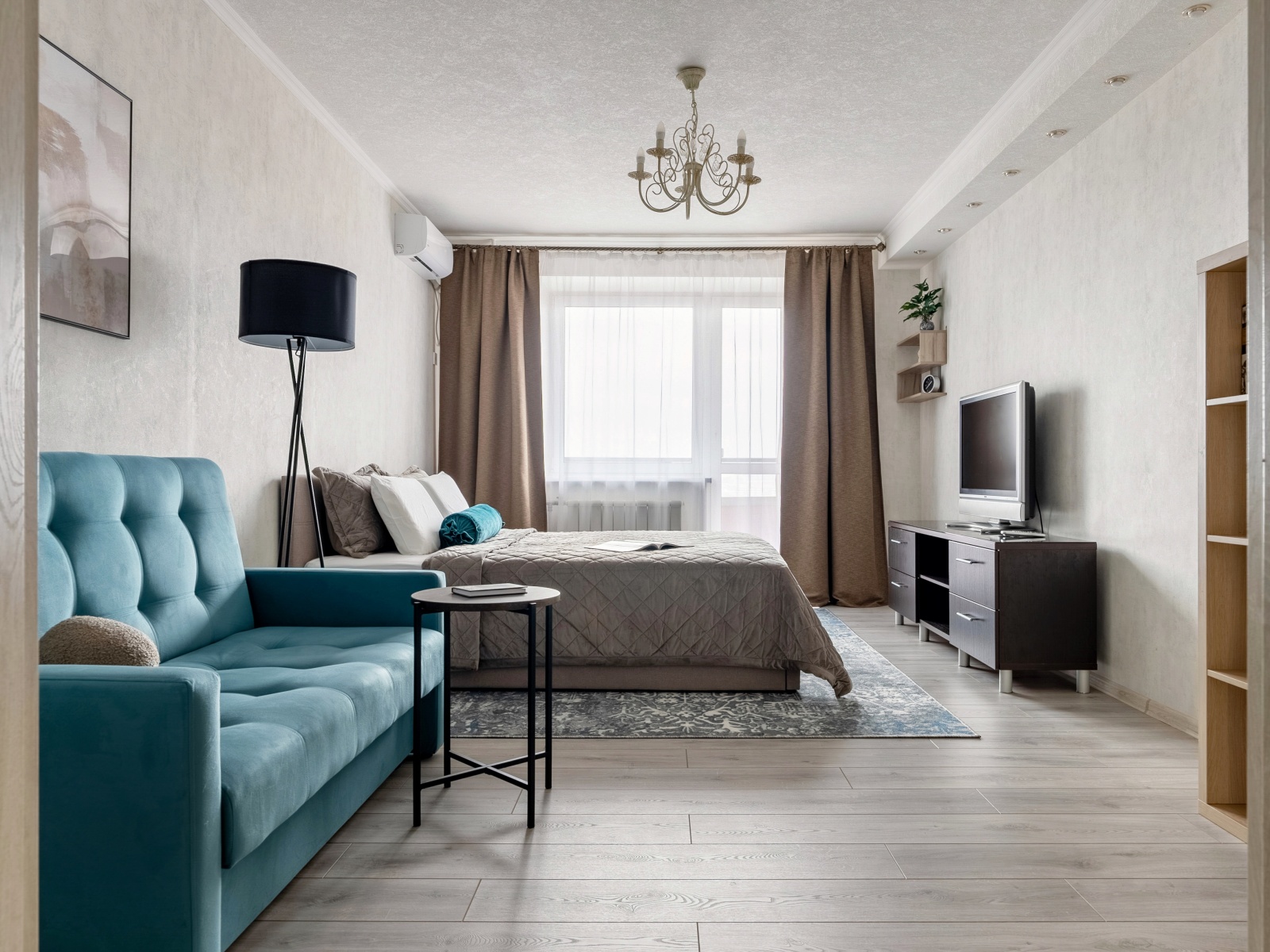 Светлая уютная однокомнатная квартира!