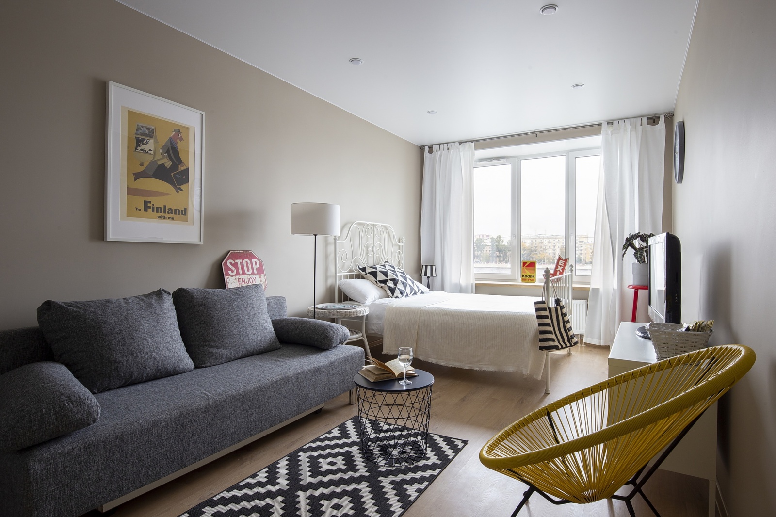 Просторные светлые апартаменты Город Рек на набережной реки Невы (ЖК Мегалит)