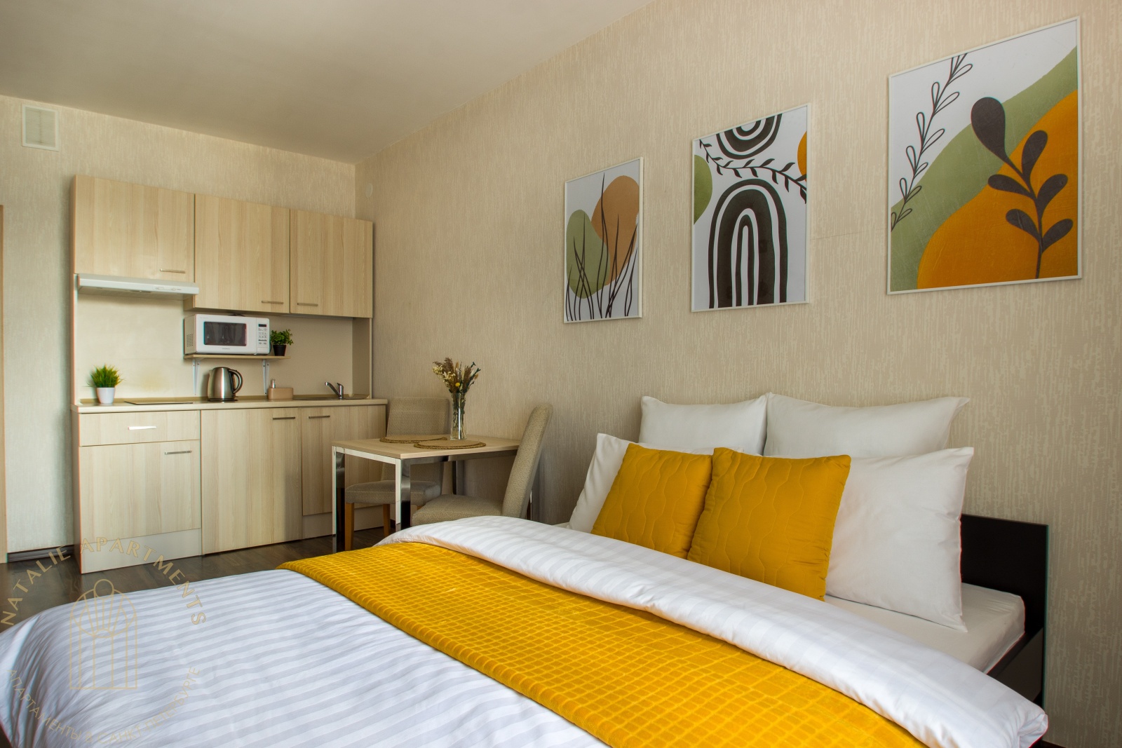 СТУДИЯ Natalie Apartments недалеко от Аэропорта Пулково