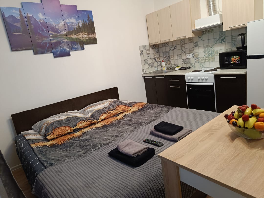 Квартира-студия, 17,8 м², 1 кровать